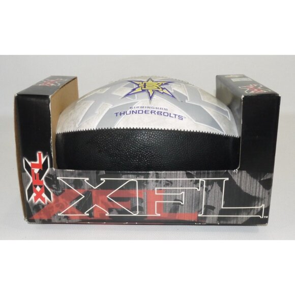 XFL Birmingham Thunderbolts regular size Football FOTOBALL 2001, NEW - Picture 3 of 3